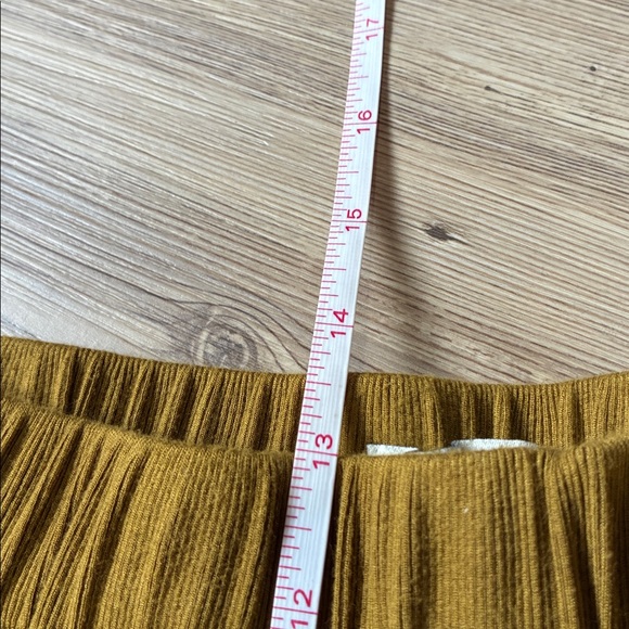 Paper Crane Wide leg Ribbed Pants Women M Pull on Stretchy Pockets Leisure - Picture 4 of 10